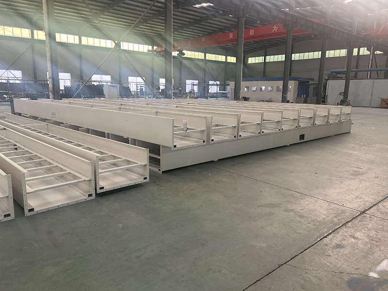 新能源電池沖壓線集中排屑項目