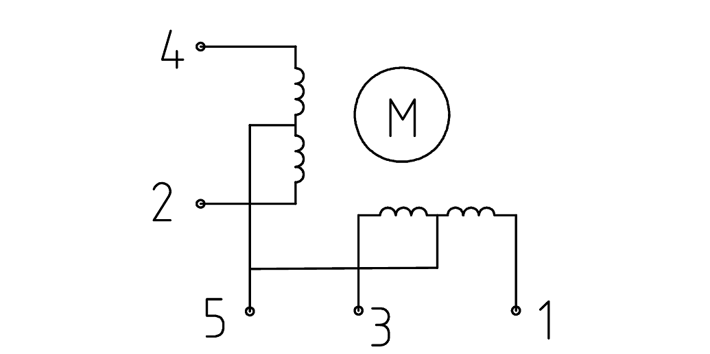 wiring diagram of 35byj412 stepper motor