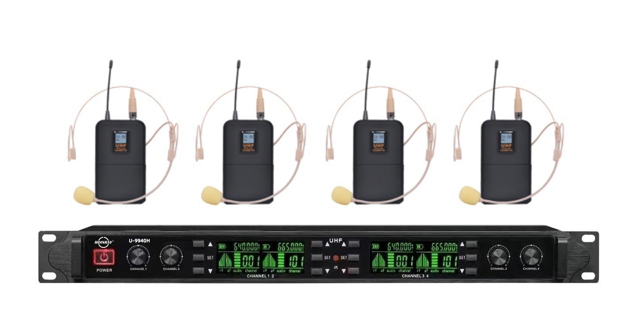 无线头戴话筒（一拖四）U-9940