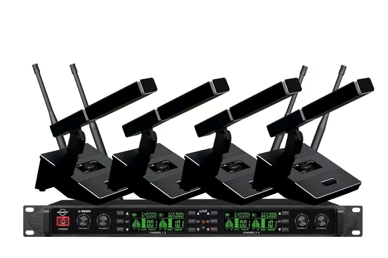 无线方管会议话筒（一拖四）U-9940