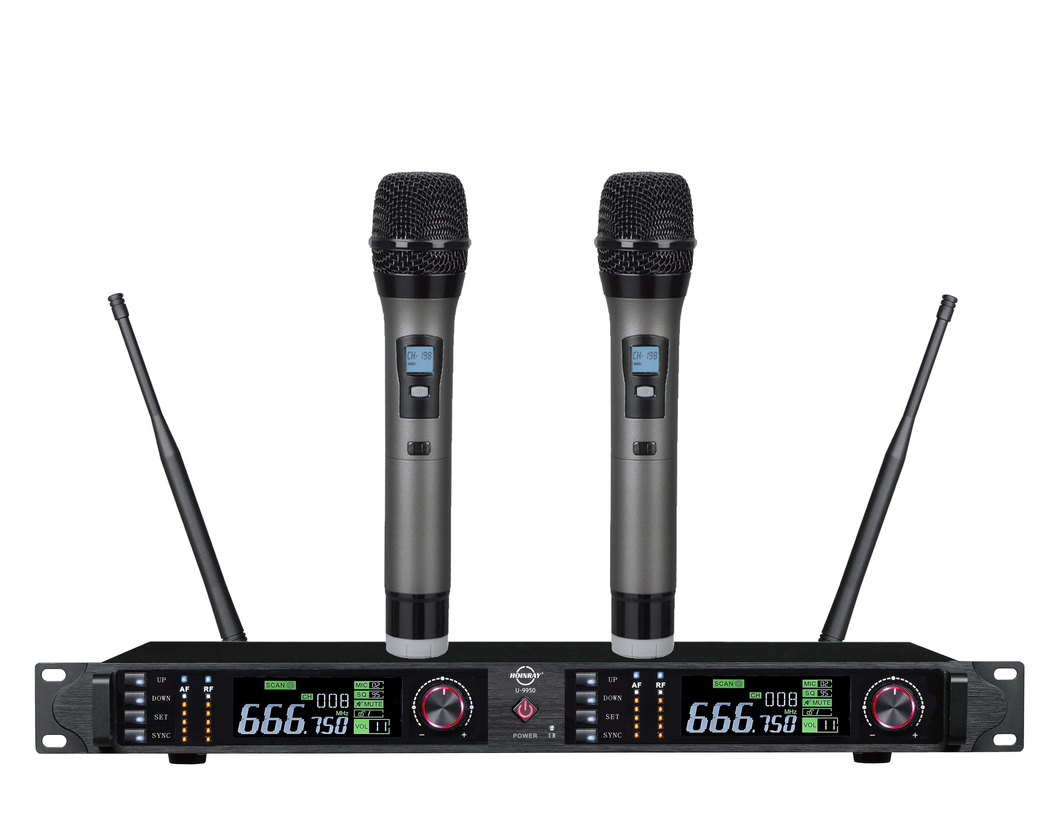 无线手持话筒（一拖二）U-9950