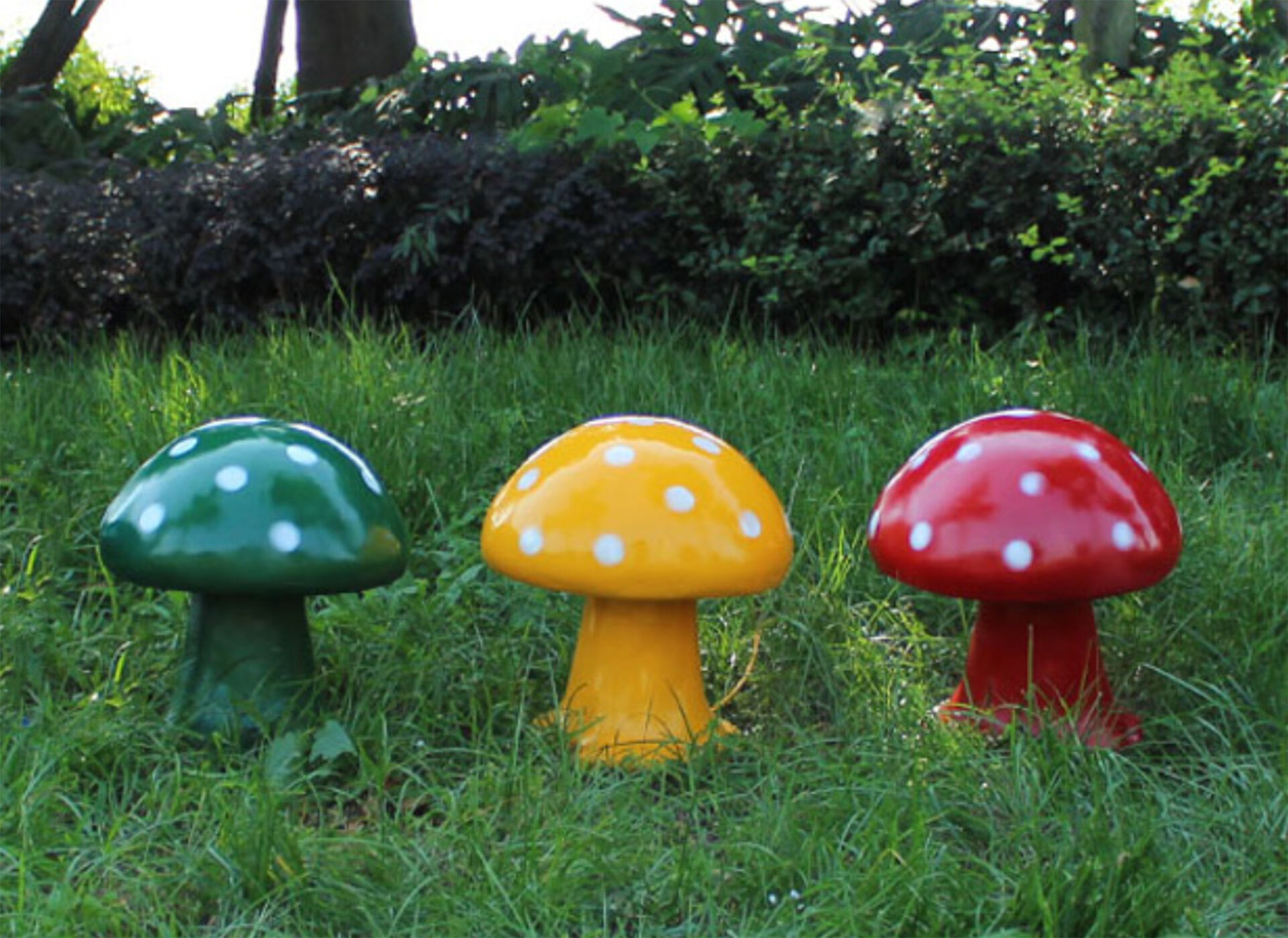 仿真蘑菇草坪音箱KT-630（绿黄红）