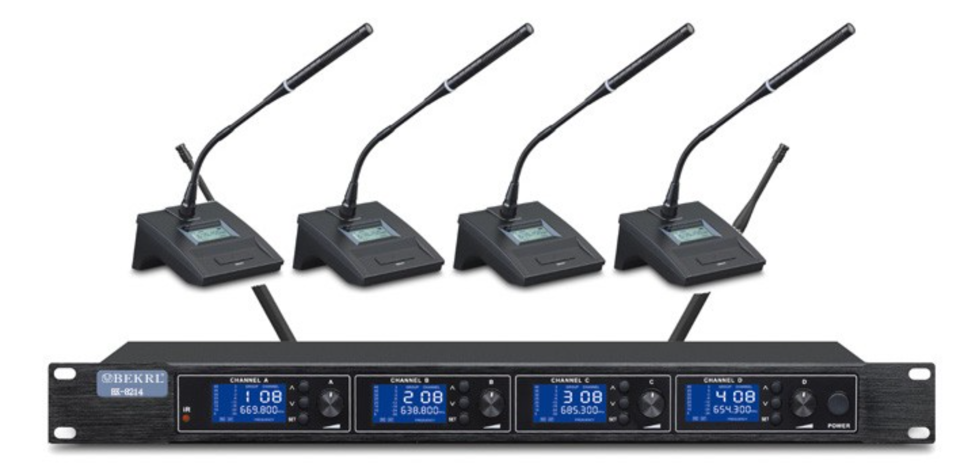 一拖四无线会议话筒BK-8234