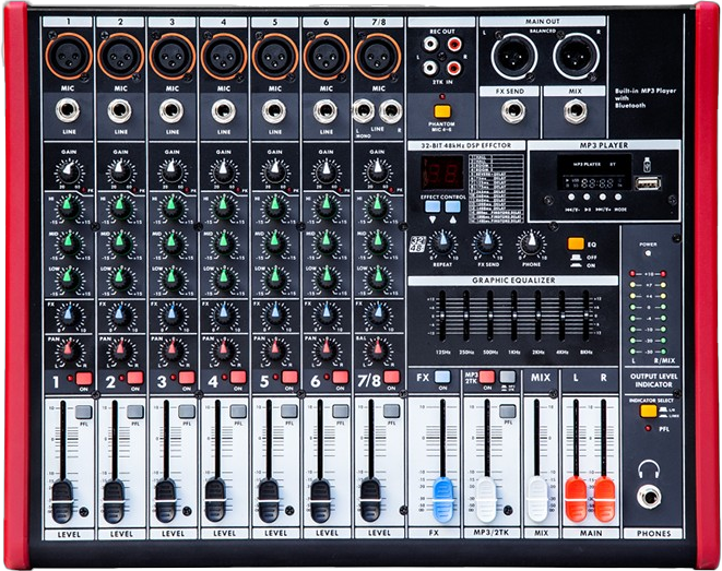 8路调音台M802USB