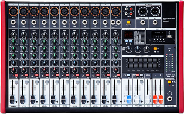 12路调音台M1202USB