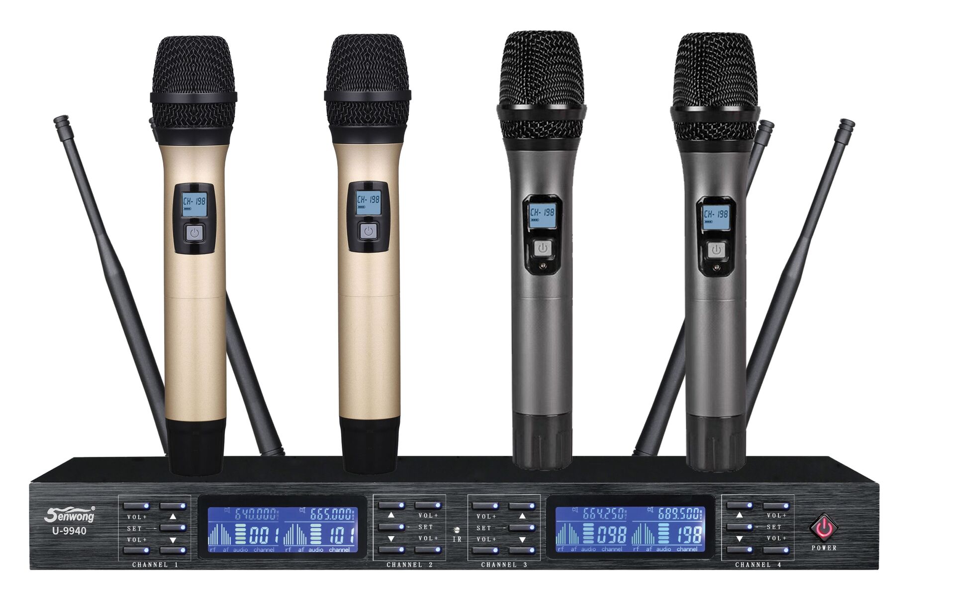 一拖四无线手持话筒U-9940