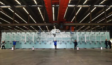 金晶超白超大玻璃在北京城市副中心圖書館應用