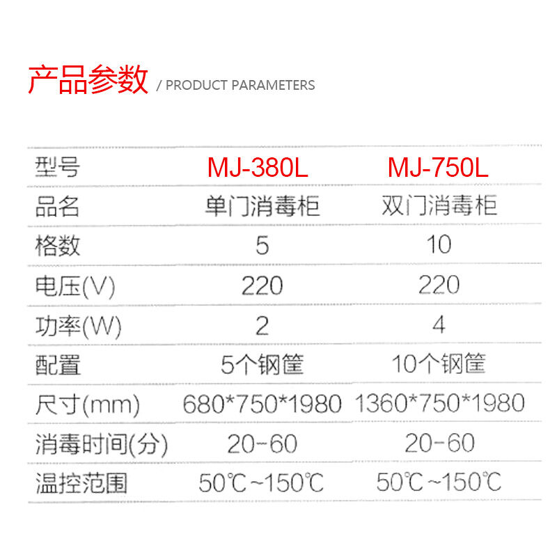 精工款熱風循環(huán)消毒柜（玻璃門）