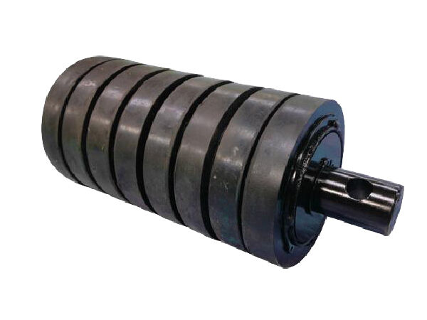 Impact roller with shaft hole