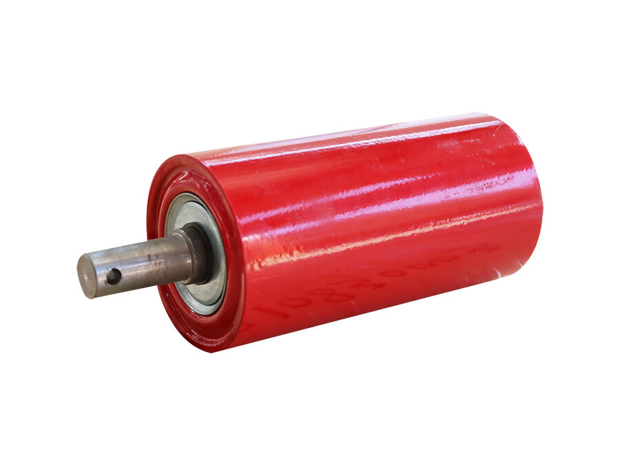 Conveyor roller with shaft hole