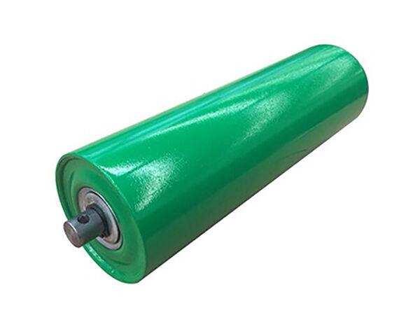Baking paint roller with shaft hole