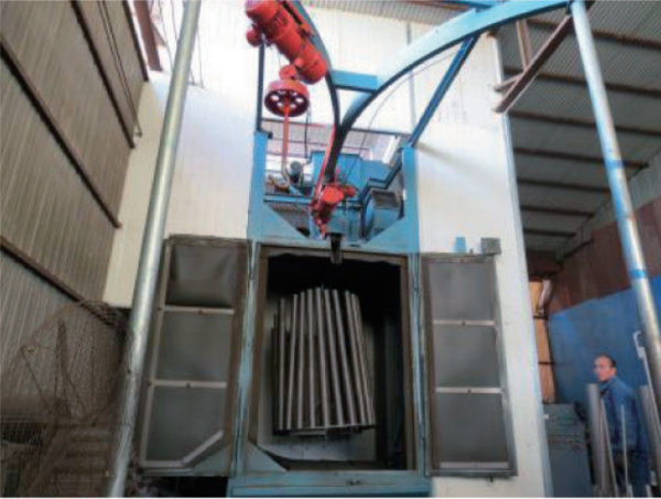 Shot blasting machine (hanging type)