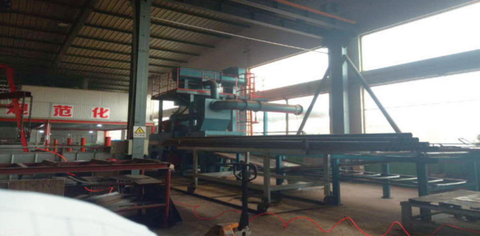 Shot blasting machine (passing type)