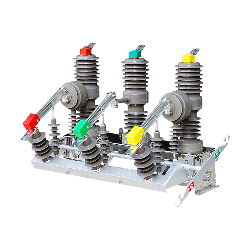  户外高压10KV真空断路器ZW32-12G/630A手动隔离刀闸柱上开关