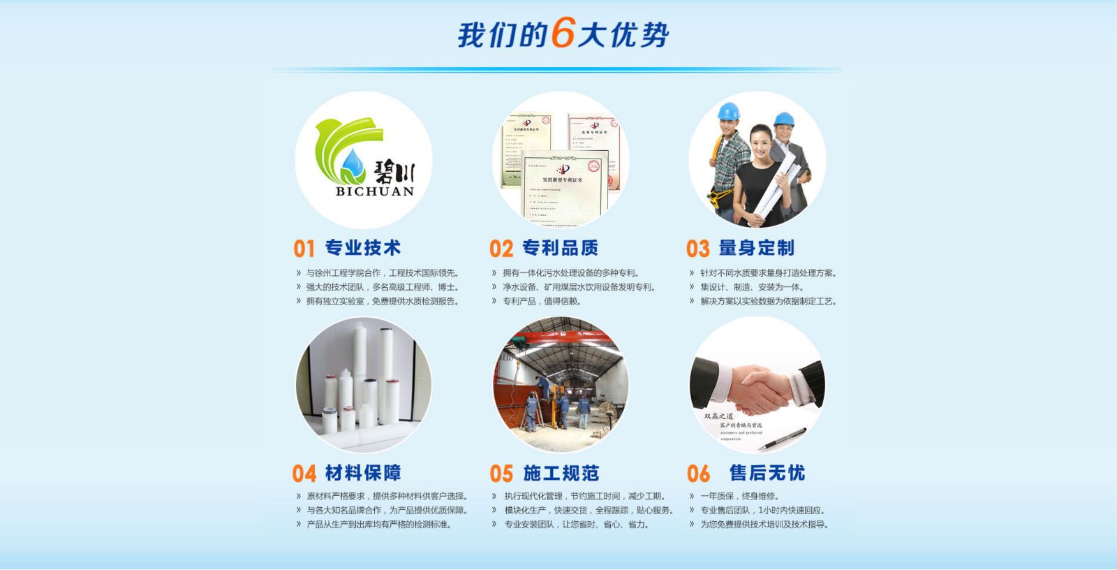 我们的6大优势-徐州永成环境工程设备有限公司