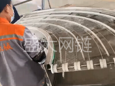 网带转弯机