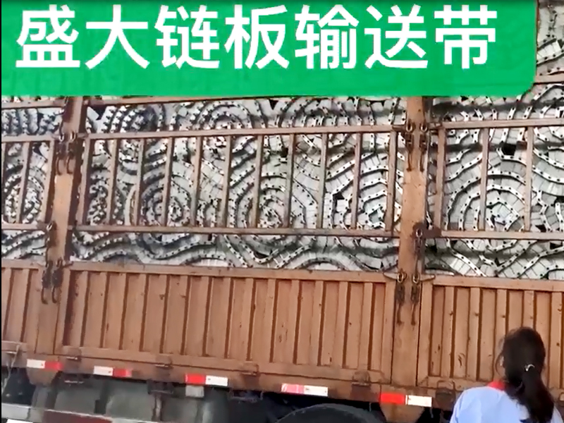 链板输送带整车发货
