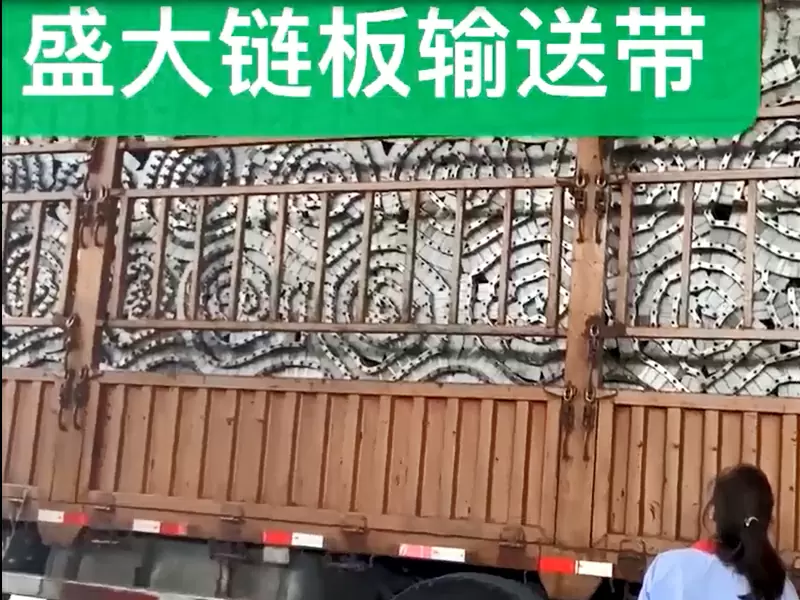 链板输送带整车发货