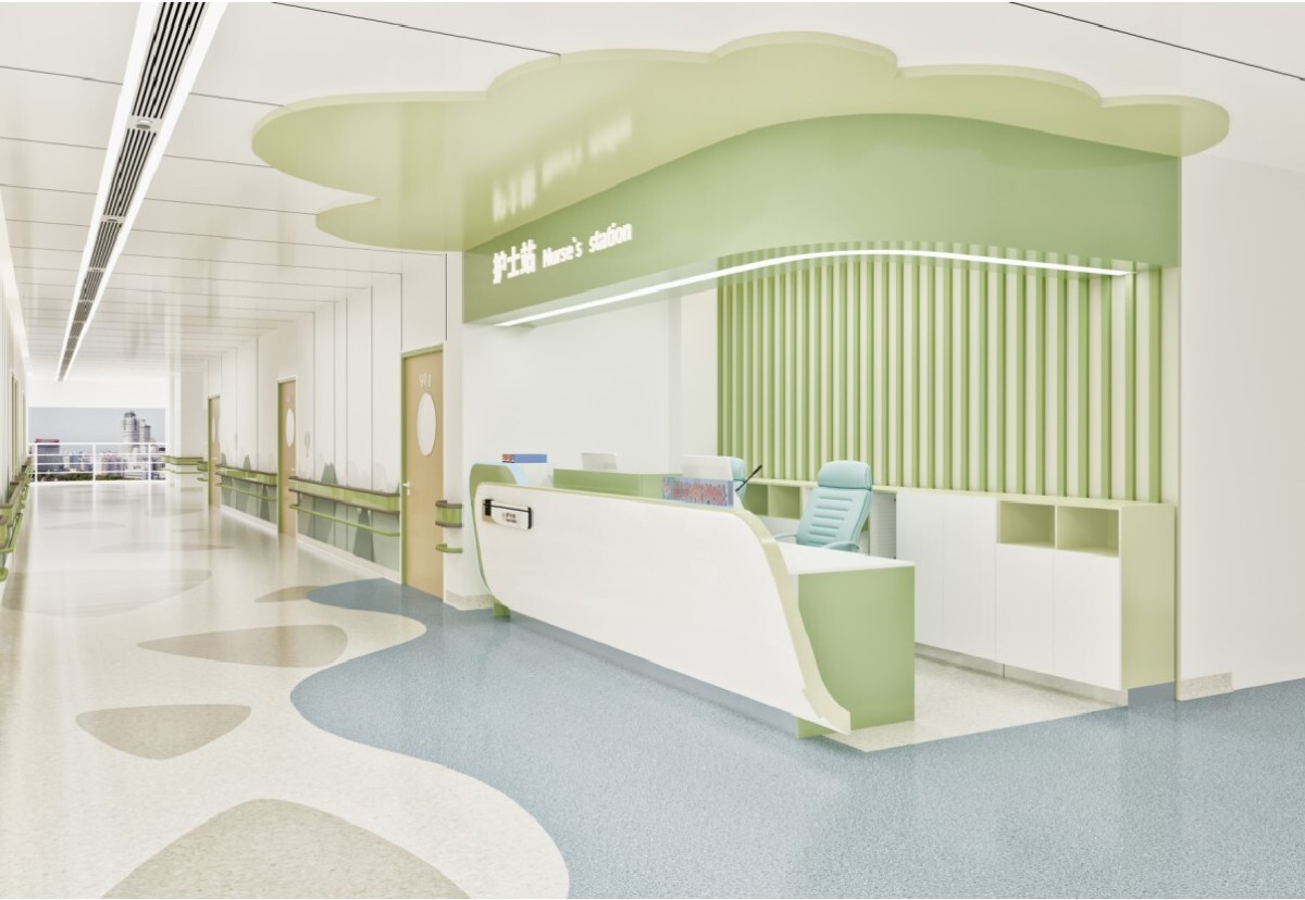 妇幼保健院儿科楼分诊台 儿科护士站 妇幼保健院儿科楼分诊台 儿科护士站