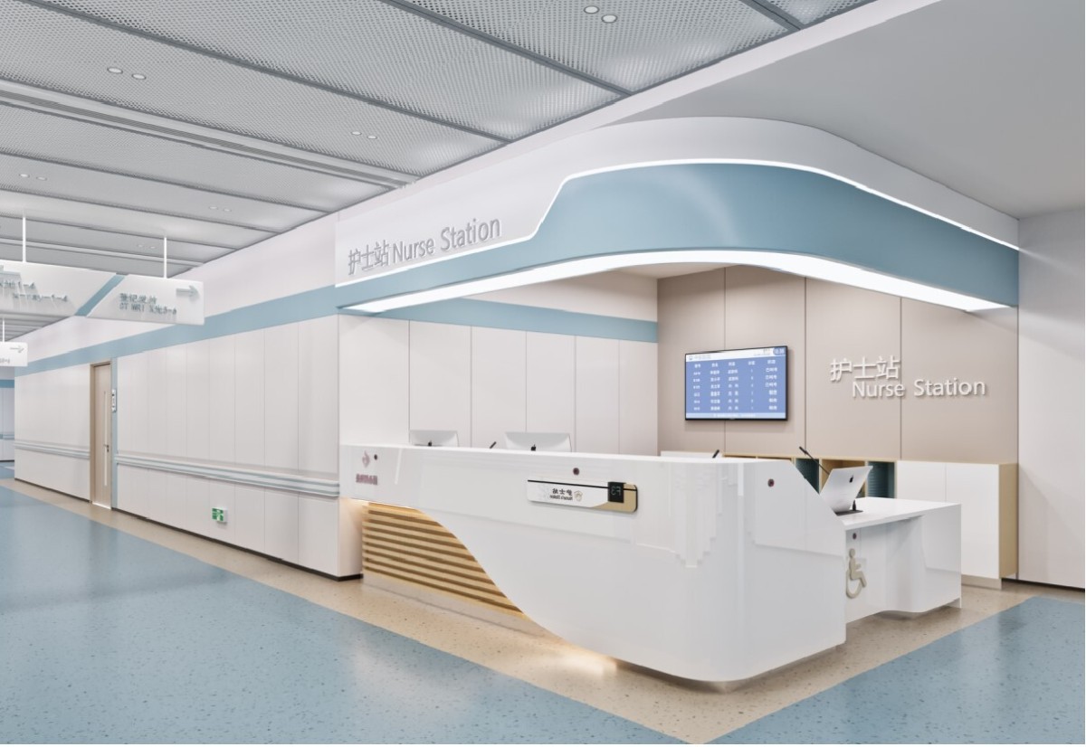 住院楼L形护士站台