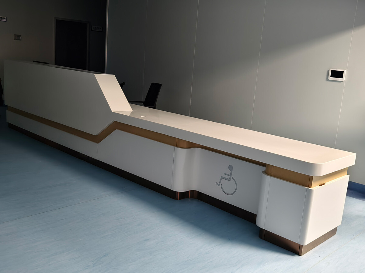 设置有无障碍位的 医院护士站 钢制护士站厂家