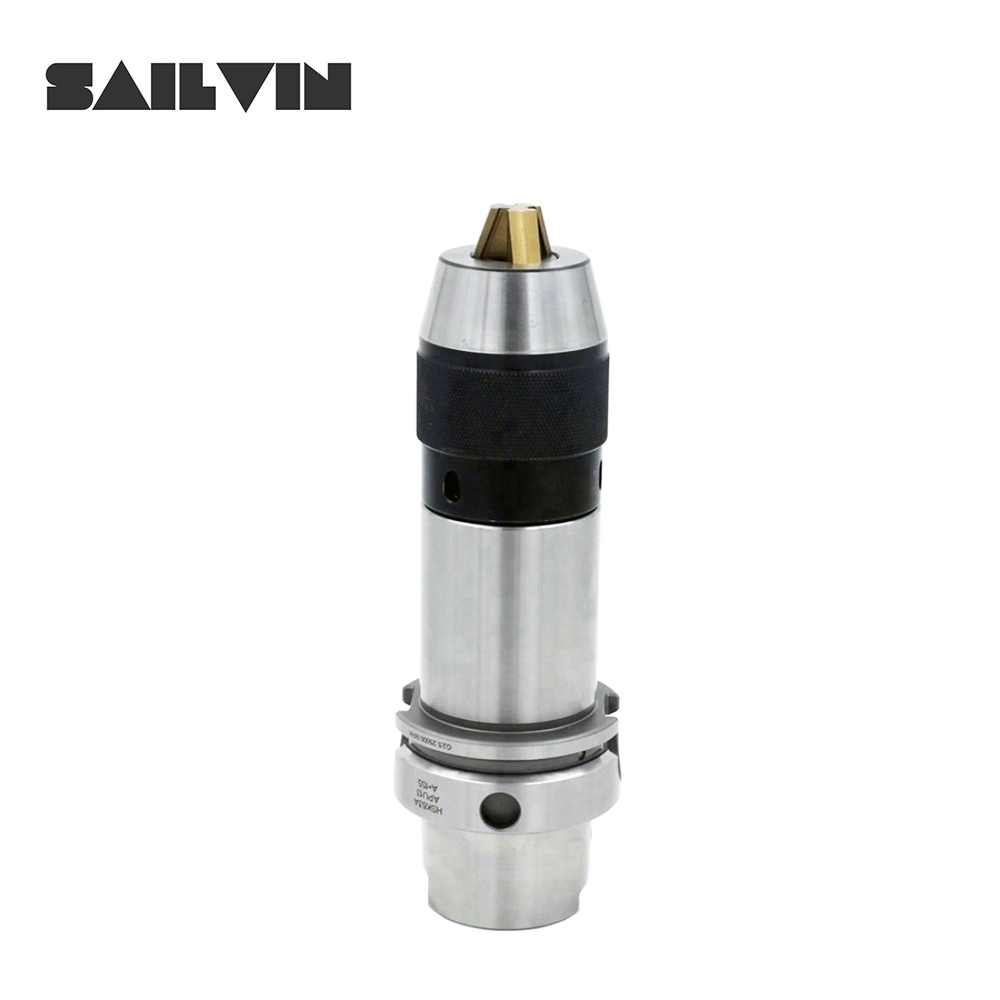 High Speed DIN69873 HSK Integrated Keyless APU Drill Chuck Holder