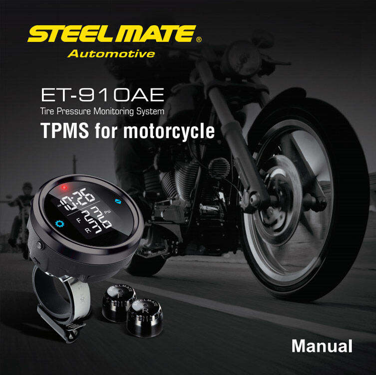 Motorcycle TPMS-ET-910-BES152-external sensor