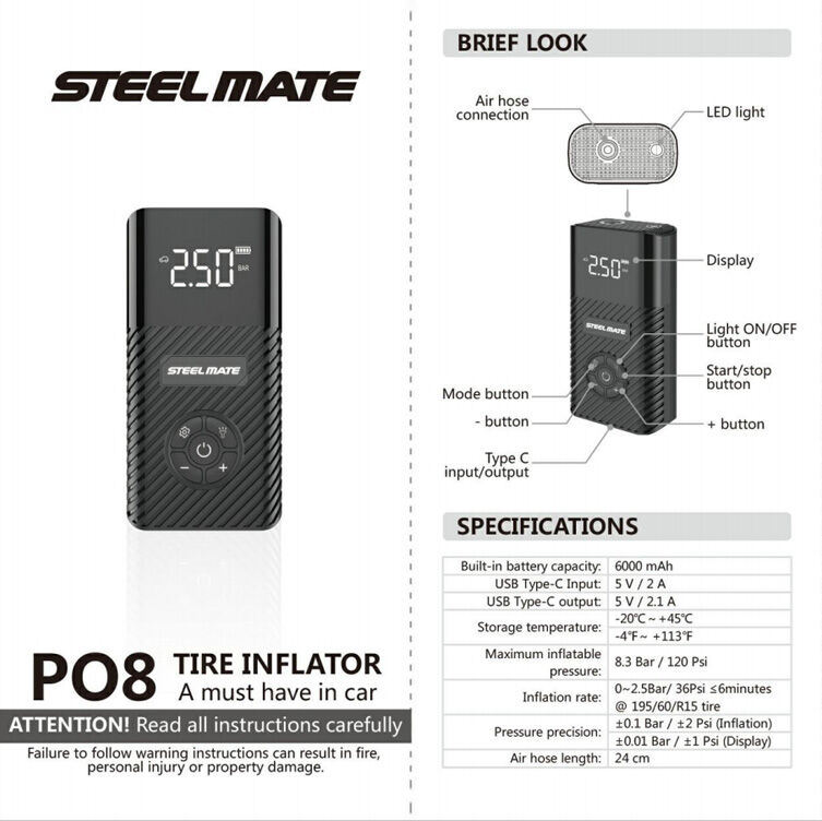 Tire Inflator-PO8