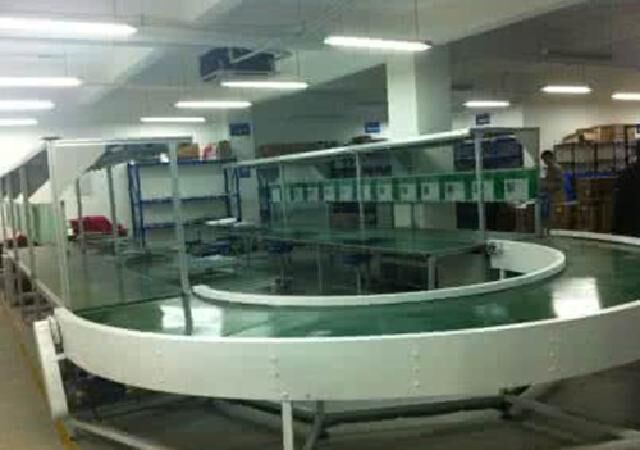 U型皮带输送机回型转弯流水输送机