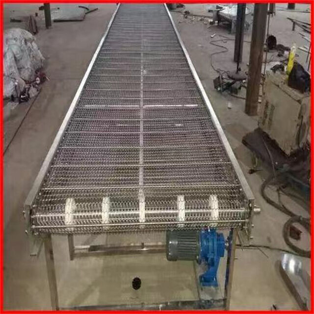 不锈钢网带食品输送机螺旋网带流水线输送设备提升机304