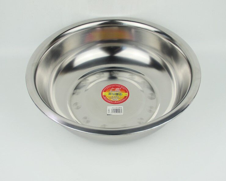 广通不锈钢盆 带磁面盆菜盆多规格盆洗脸盆可印logo 