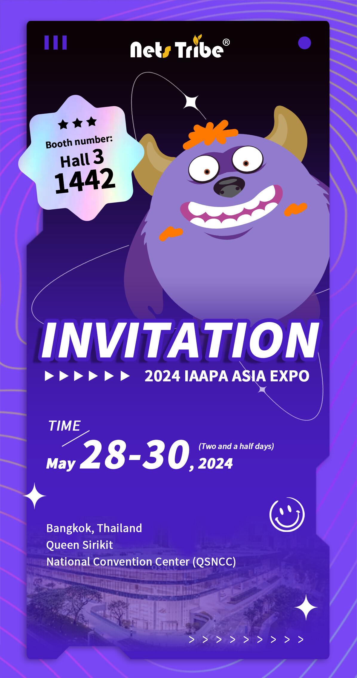 展会邀约丨绳网部落与您相约5月28日-30日IAAPA Asia Expo 2024泰国展