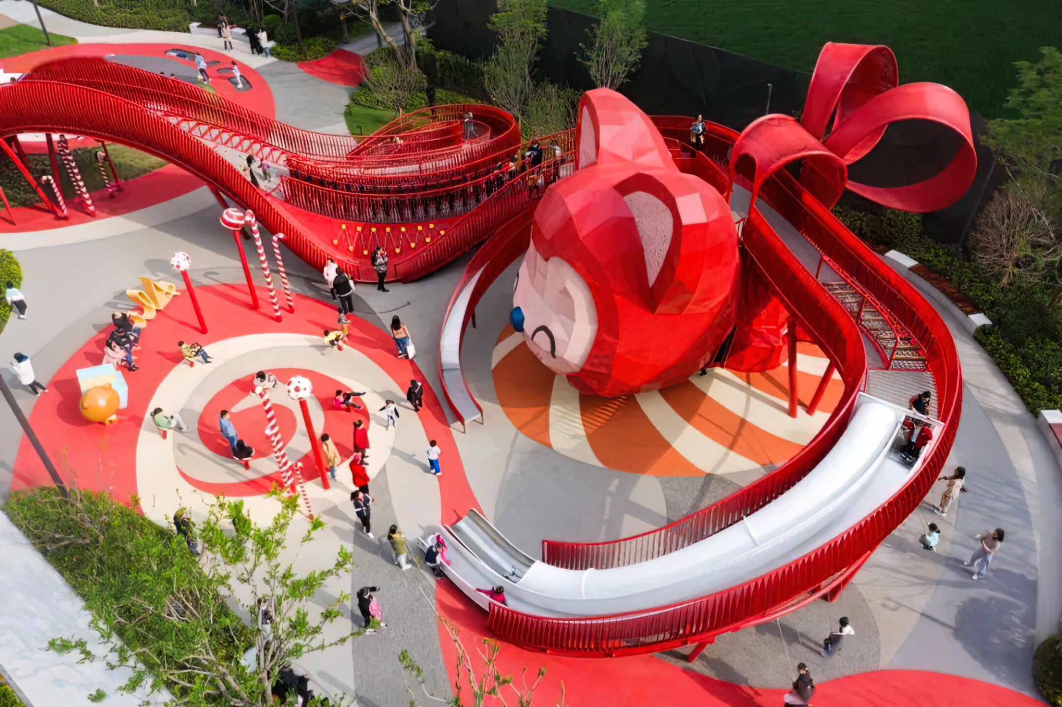 项目案例|绳网部落携手打造“融创阿狸儿童乐园” 探索绳网空间场景新范式