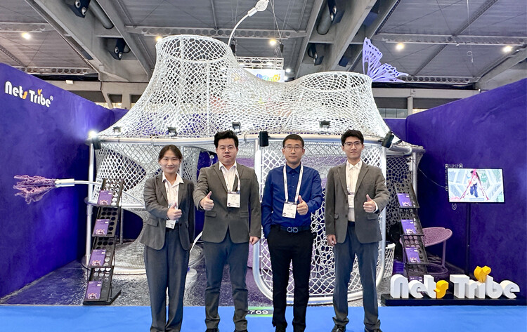 展会现场 | IAAPA 欧洲展，绳网部落携展品“破茧而生”，解锁绳网艺术里的突破时刻