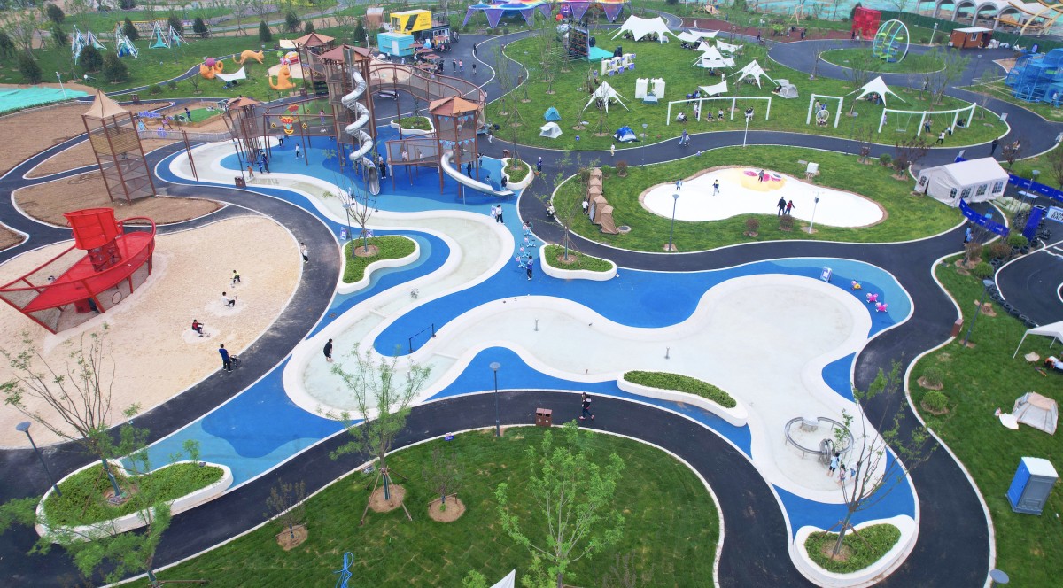 playground_projects_self_design_amusement_park 国庆亲子游新选择|绳网部落自建儿童游乐园开启假期欢乐体验季