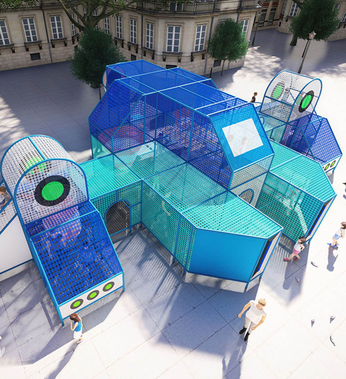 立体蹦床 立体蹦床