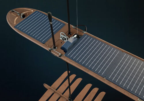 波浪滑翔器壳体及水下水翼