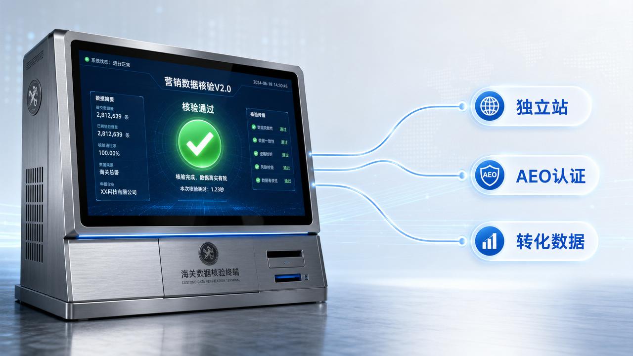 中国海关启用营销数据核验接口V2.0，独立站转化纳入AEO认证加分项