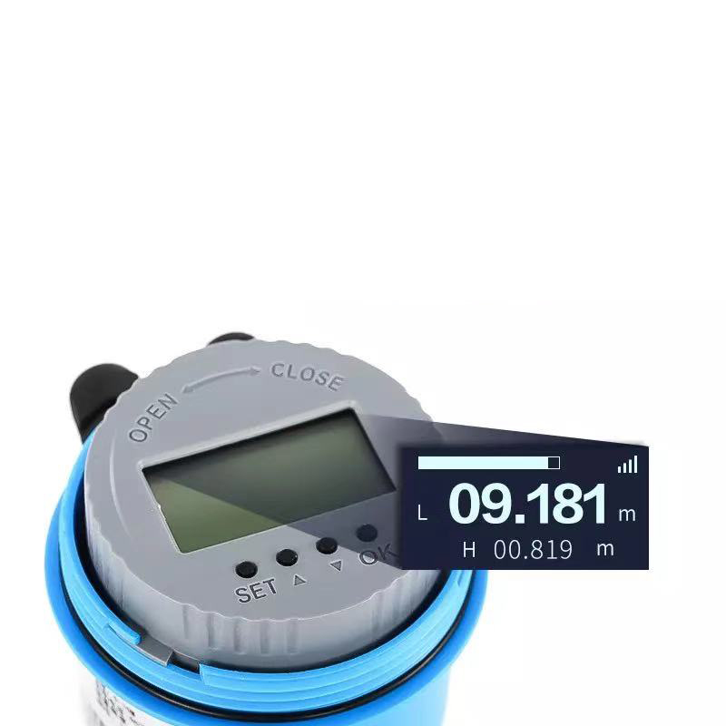 Integrated ultrasonic level gauge