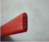 YGCB-L加钢丝型耐热硅橡套扁平软电缆