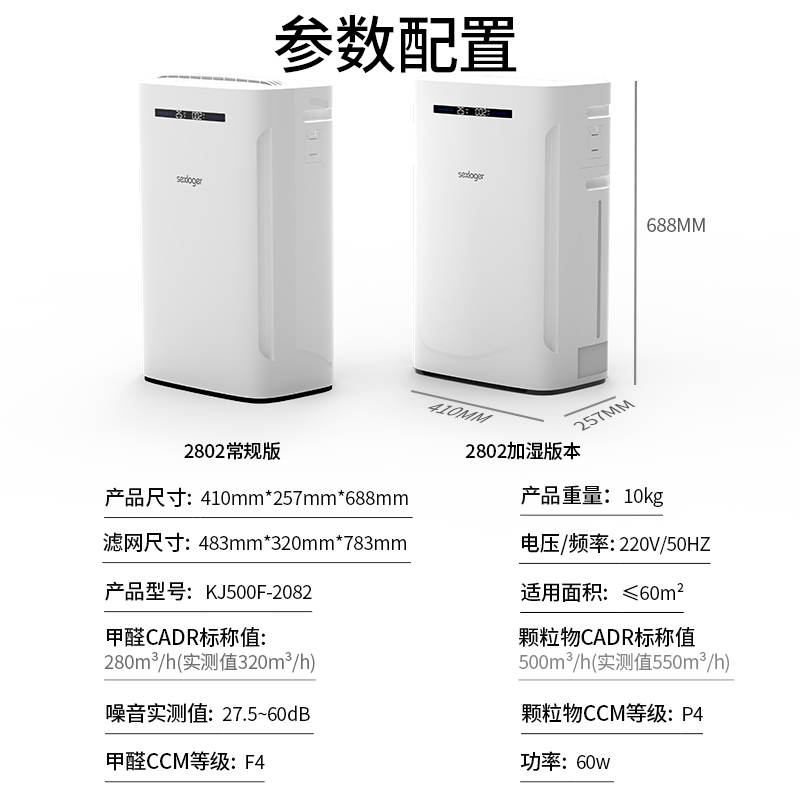 SEXLOGER施諾格2802加濕凈化一體機(jī)