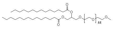 1,2-二肉豆蔻酰-rac-甘油-3-甲氧基聚乙二醇2000