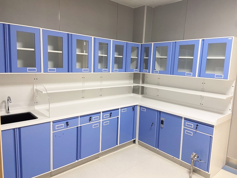 治疗室操作柜 电解钢医用柜