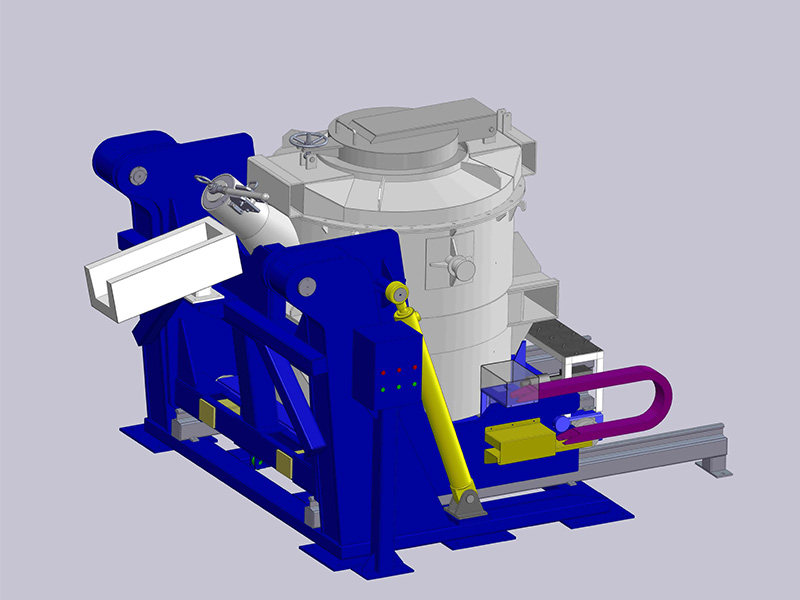 真空抬包傾轉(zhuǎn)裝置