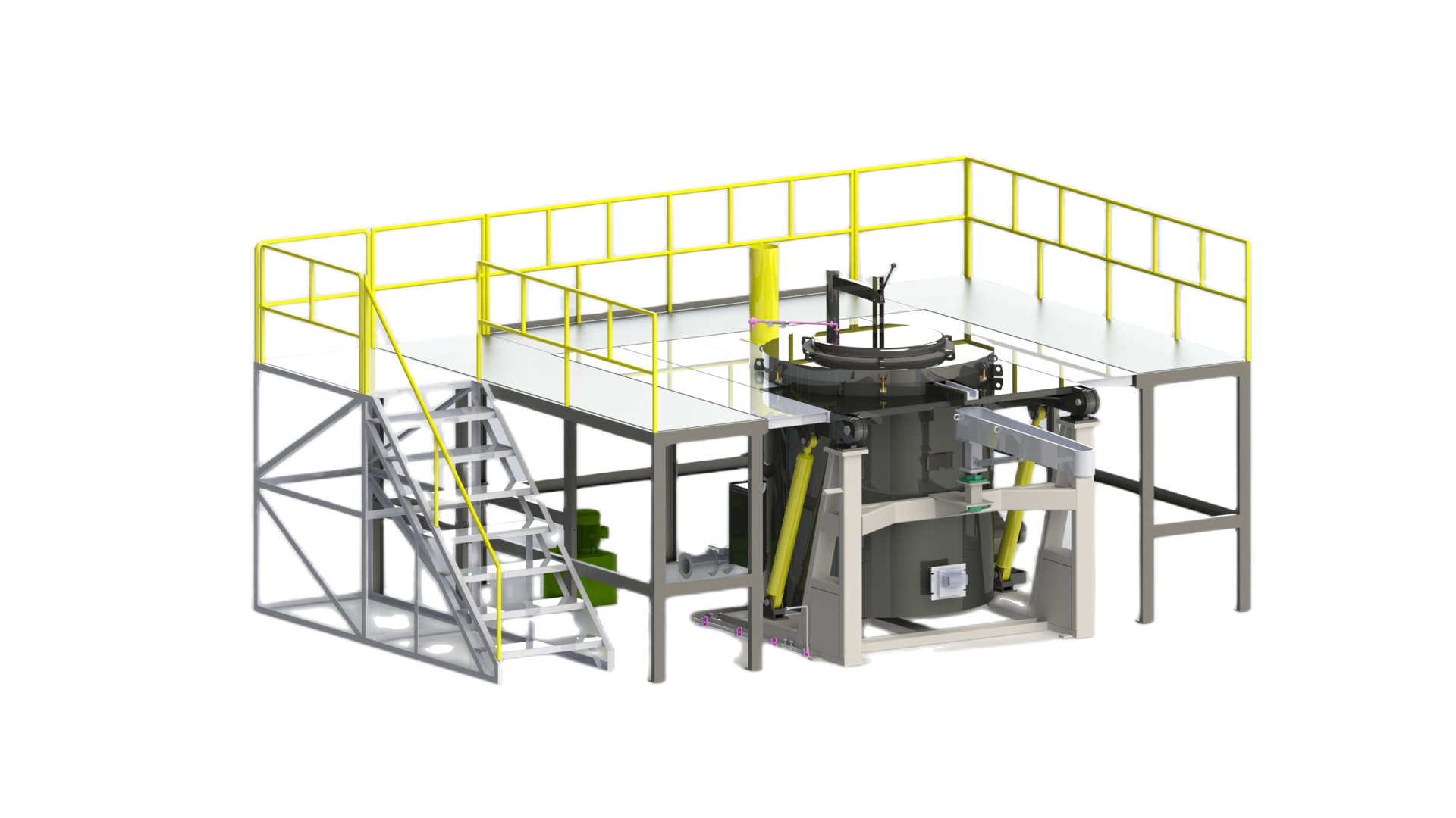 蓄熱式燃氣坩堝熔化爐