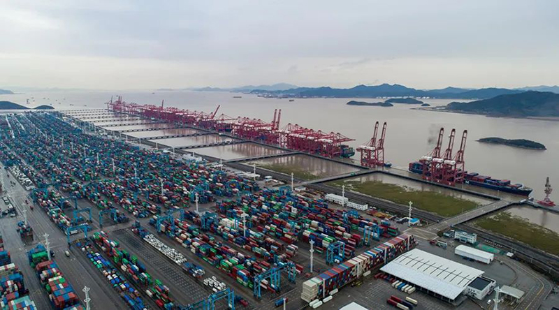 上海振华舟山港梅东集装箱码头起重机润滑系统