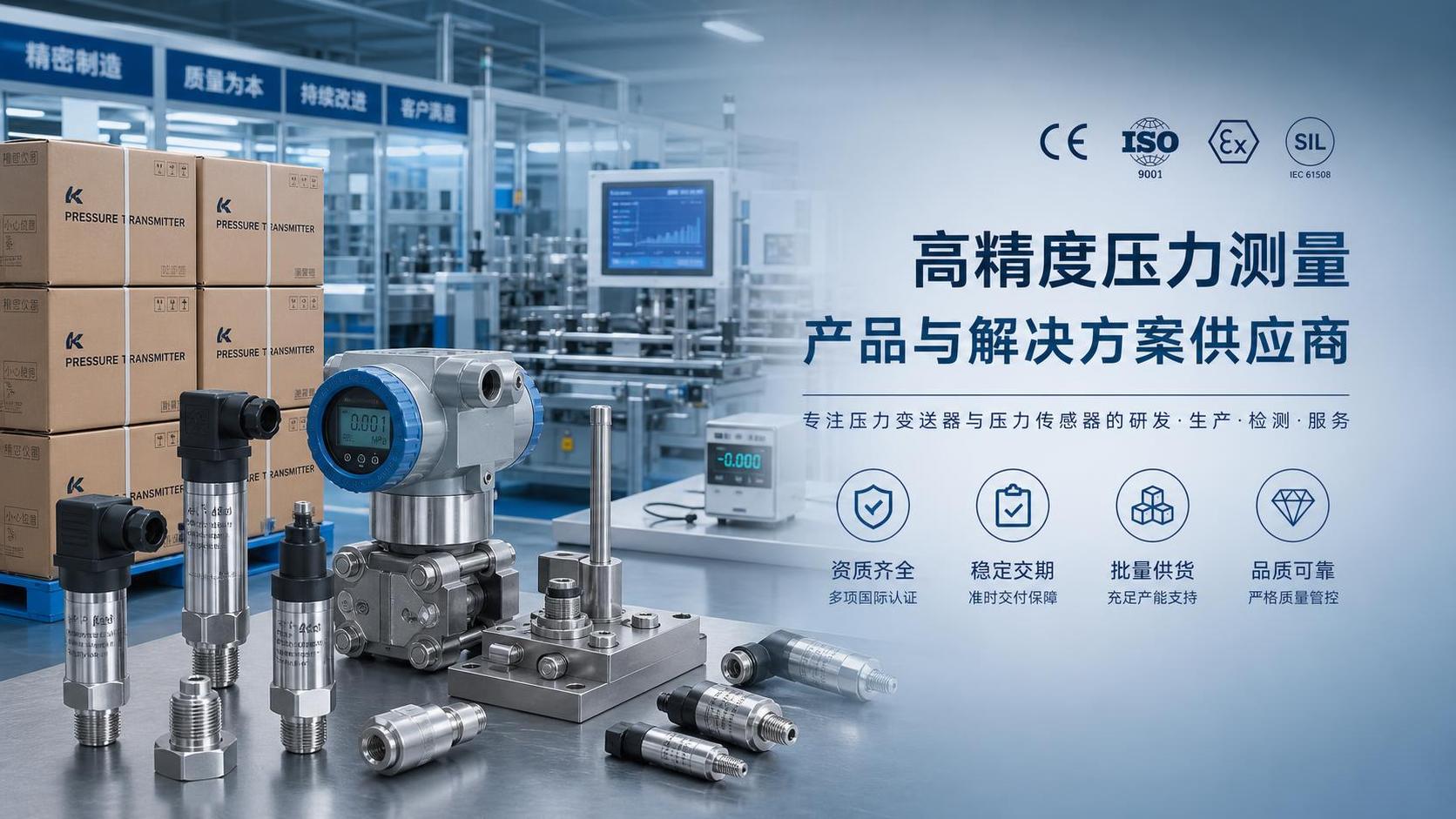 口碑好的壓力變送器廠家該怎么篩選？看資質(zhì)、交期與案例