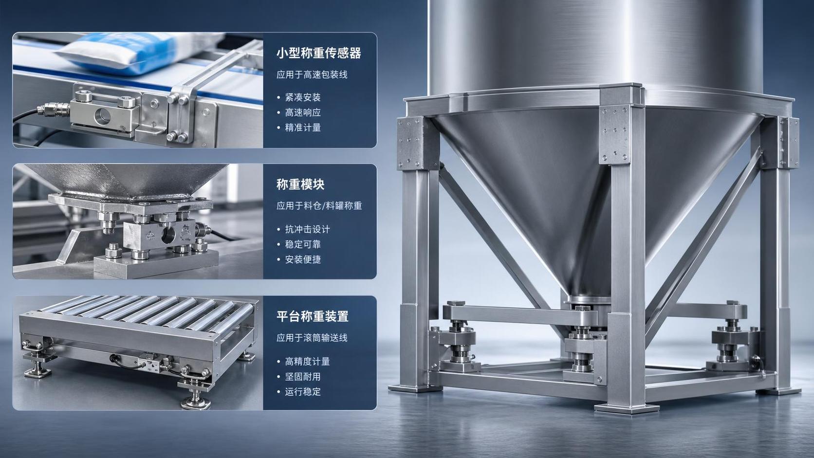 定制称重传感器适用于哪些非标设备？包装、料仓与平台案例解析