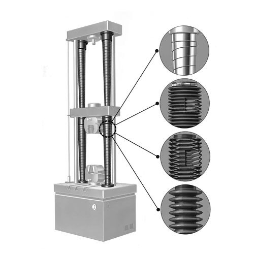 弹性螺旋丝杠防护套