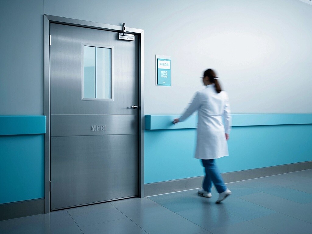 钢质净化门:医院安全防护的第一道防线 钢质净化门:医院安全防护的第一道防线